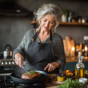 Specialist în nutriție consultând un senior